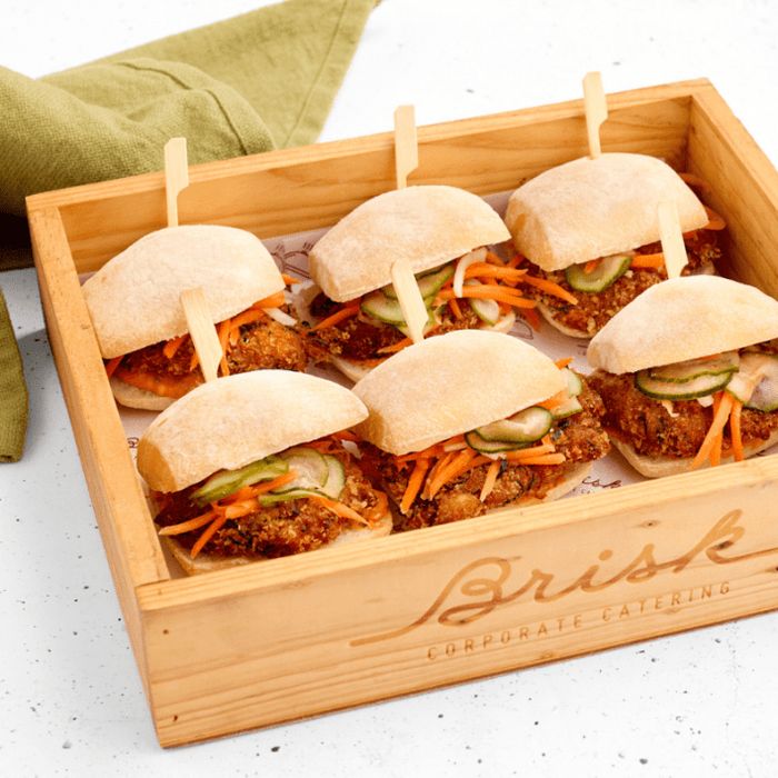 Asian Chicken Schnitzel Ciabatta