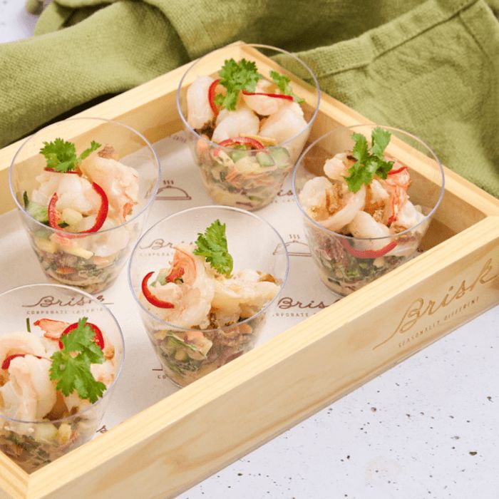 Prawn & Green Mango Salad Cups