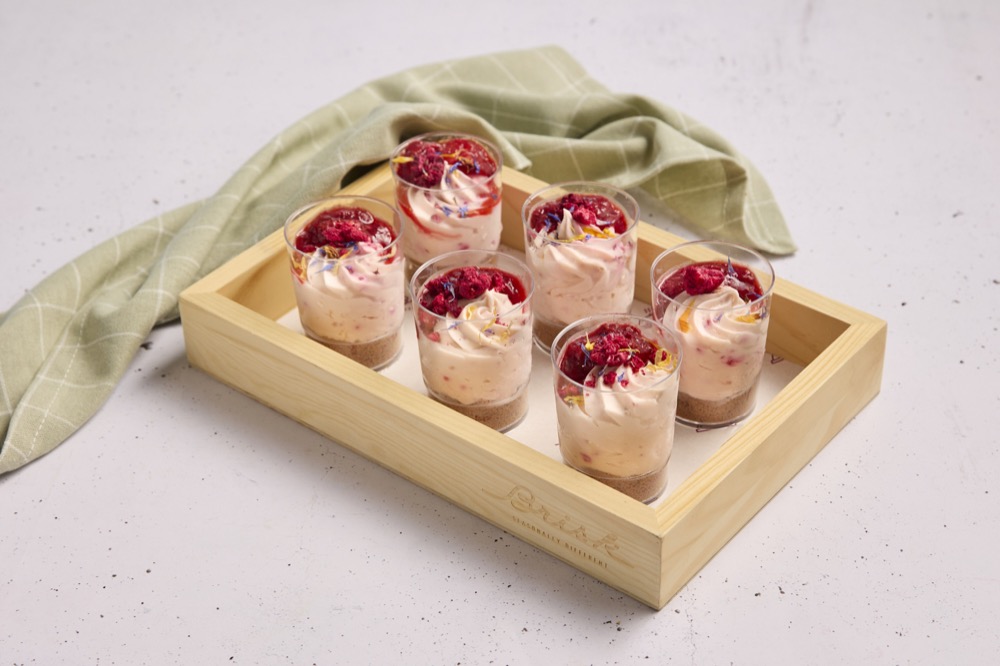 Cheesecake Berry Dessert Pots
